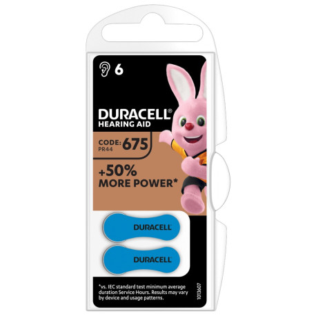 Batteria Duracell 675 PZ.6