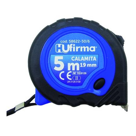 Flessometro HU-Firma gommato con block Mt.5