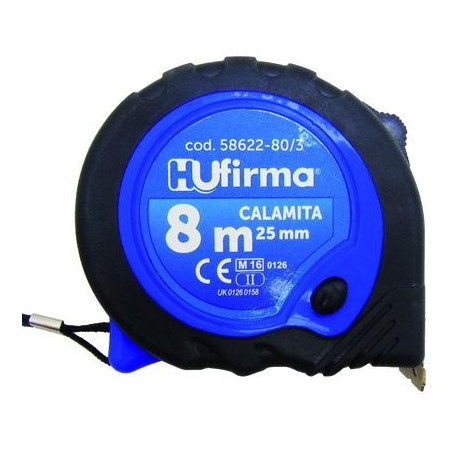 Flessometro HU-Firma gommato con block Mt.8