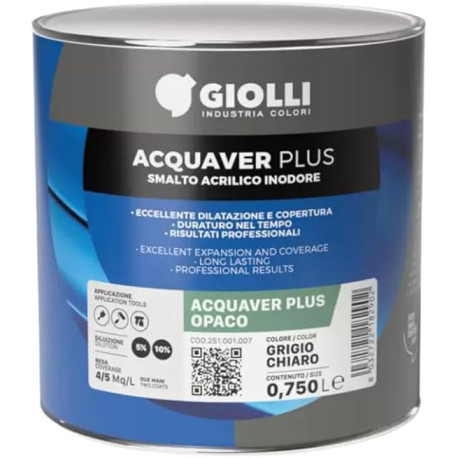 ACQUAVER Smalto Poliuretanico Opaco Ml.375
