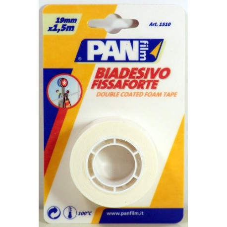 Nastro Biadesivo Fissaforte mm.19 Mt.1.5